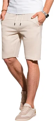 Obrázok produktu pre Ombre Clothing Pánske plátenné šortky Stellan biela XXL