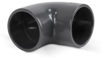Produktbild von Winkel 90° I Ø 90 mm | Klebemuffen | PN16 | Grau