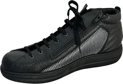 Produktbild von Liromed 540 Bequemschuhe Uni Leder Schwarz/Weiß (Größe 37)
