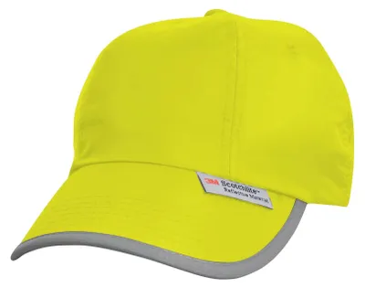 Image de Casquette de baseball unie hautement réfléchissante Result (3M) FK635 (taille unique) (jaune)
