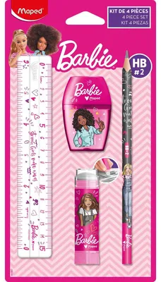 Image de maped 981867 maped Schreibset Barbie farbsortiert