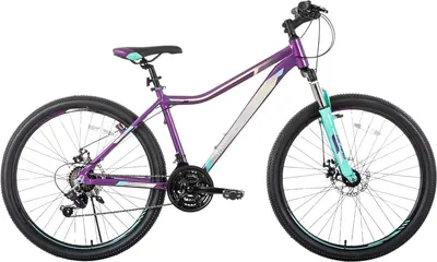 Produktbild von Damen Mountainbike 26 Zoll – 21 Gang Schaltung, Aluminium Rahmen, Scheibenbremsen, Federgabel – Lila