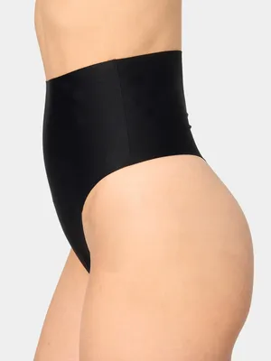 Immagine prodotto di Nur Die Contour Highwaist String Shapewear – Culottes modellanti a vita alta, tipo slip, per definire la silhouette e ridurre il girovita