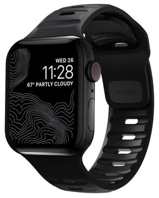 Productafbeelding van Nomad Sport band FKM voor de Apple Watch | 38/40/41/42 mm - Zwart