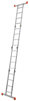 Produktbild von KRAUSE MultiMatic drabina aluminiowa przegubowa 4x4 szczebli 120694 wys. robocza 5,50 m
