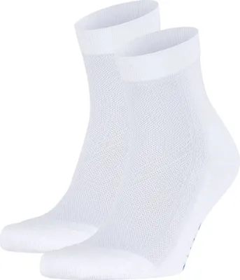 Produktbild von FALKE Uni Socken 2er Pack - Cool Cick, Polyester, einfarbig Weiß 35-36