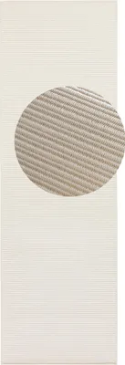 Zdjęcie produktu dla Chodnik kremowy płaskotkany, sznurkowy 80x350cm