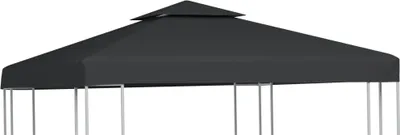 Zdjęcie produktu dla Wymienny dach pawilonu Living Store 310 g/m² ciemnoszary 3x3 m