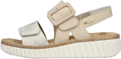Produktbild von Rieker Damensandale beige-gold/perle 6926060 (39/beige-gold/perle)