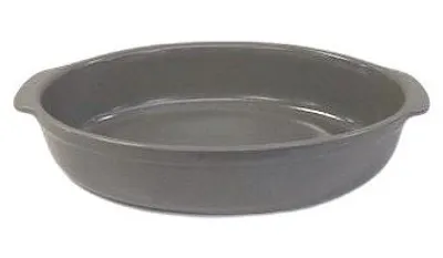 Imagen del producto de Costa Nova, plato ovalado, 27 x 17 cm, color gris