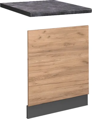 Produktbild von Frontblende Vicco Fame-Line Goldkraft Eiche 60 cm , AP Anthrazit, Model 45735