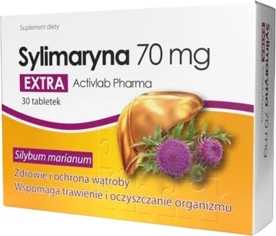 Zdjęcie produktu dla Sylimaryna EXTRA 70 mg wsparcie wątroby i trawienia Activlab Pharma