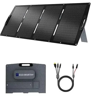 Zdjęcie produktu dla Panel słoneczny 200W składany etfe monokrystaliczny camping XT60