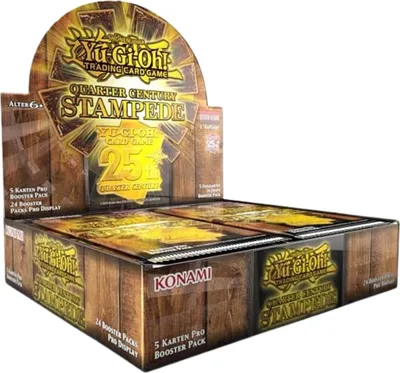 Produktbild von Yu-Gi-Oh! Quarter Century Stampede Booster Display deutsch