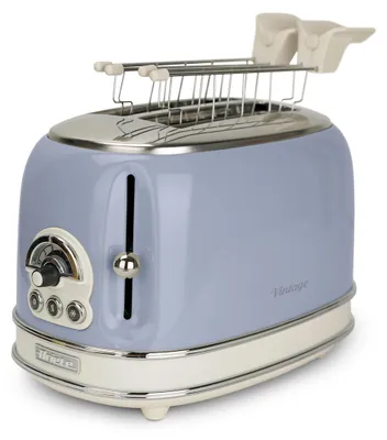 Obrázok produktu pre Ariete 0155/15, 2 krajcov, Modrá, Kov, Tlačidlá, Páka, Otočné, 810 W, 220 - 240 V