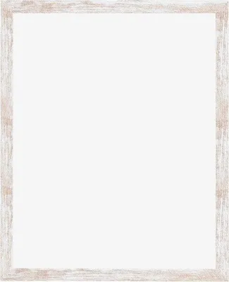 Image de Cadre photo 70x90 cm, structure en bois blanc, avec verre antireflet