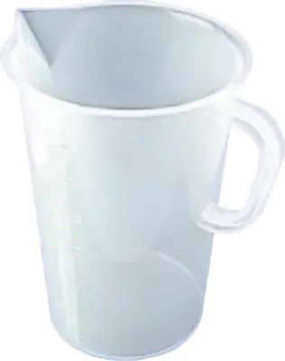 Artikelbild 1 von 'Messbecher, transparent, mit erhabener Skala, 3000 ml, 50 ml Teilung'