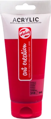 Produktbild von Talens Art Creation Acrylfarbe Tube 200 ml Karmin 318