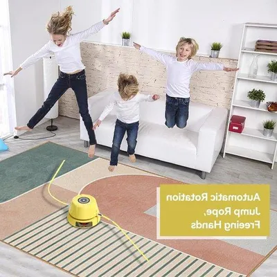 Zdjęcie produktu dla Elektryczna maszyna do skakania, żółta, dla dzieci