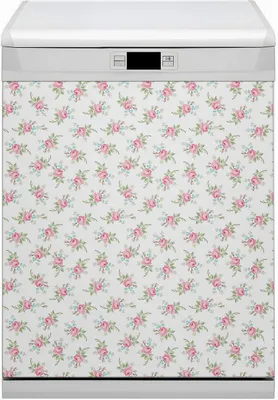 Produktbild von Magnet Folie für Geschirrspüler Magnete  Geschirrspüle Magnet für Spülmaschine 60x80 cm Nachbildung - Kleine Blumen
