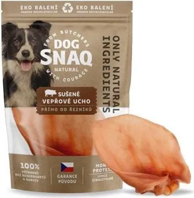 Obrázok produktu pre DOG SNAQ, Bravčové ucho sušené 1ks