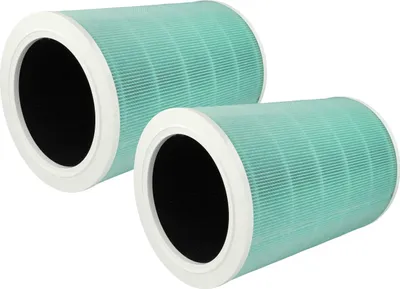 Produktbild von vhbw 2x Luftilter kompatibel mit Xiaomi Mi Air Purifier Pro Luftreiniger - Kombifilter HEPA (H13) + Aktivkohle