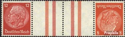 Produktbild von Briefmarken Deutsches Reich 1939 Mi KZ33 mit Falz Hindenburg WZ 4