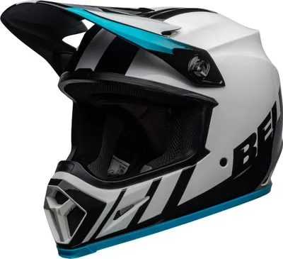 Image de Bell Mx-9 Mips Dash Blanc / Bleu S