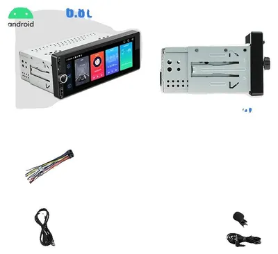 Obrázek produktu pro Autorádio, dotykový displej, USB-C port, 4-64 GB, DAB, 12 kamer, mikrofon