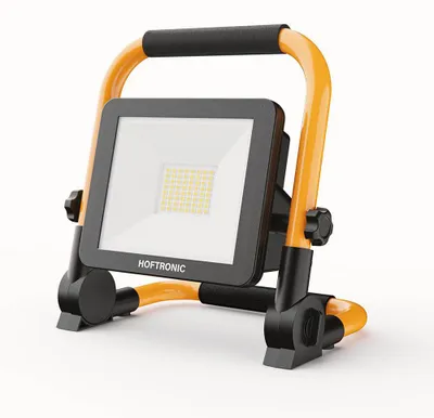 Image de HOFTRONIC - Lampe de travail LED 30W 3000 lm 6500K IP54 rechargeable orientable