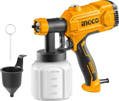 Obrázok produktu pre Elektrická striekacia pištoľ s nádržkou 800ml 450W Ingco