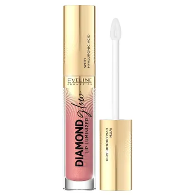 Produktbild von Eveline Cosmetics Diamantglanz Lippen-Luminizer mit Hyaluronsäure 04 Himbeersorbet, 4,5 ml