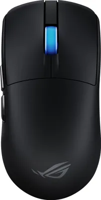 Produktbild von ASUS ROG Harpe II Ace, rechts, Optisch, RF Wireless + Bluetooth + USB Type-A, 42000 DPI, Schwarz