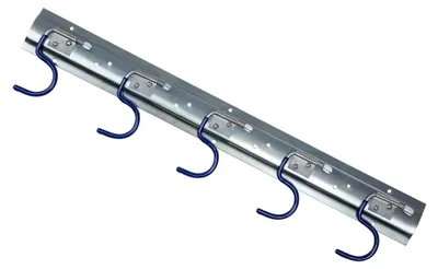 Produktbild von Geräteleiste 50 cm aus Stahl | Gerätehalter | Wandhalterung | Ordnungsleiste | Aufbewahrung | Werkzeughalter