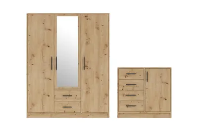 Produktbild von SCHLAFZIMMER-SET SAM C 2-teilig in Eiche Artisan