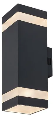 Productafbeelding van Rabalux Antraciet gevelverlichting LED, Urfa Line, 16W, IP65, CCT 77210