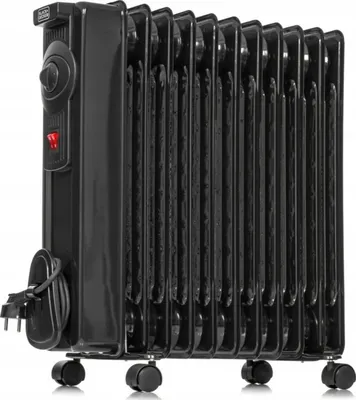 Produktbild von Black & Decker BXRA2300E, Elektrischer Konvektor-Raumheizer, Öl, Indoor, Schwarz, Leistung, 1,67 W