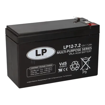 Produktbild von Landport Bleiakku 12V 7,2Ah AGM Batterie NSA LP12-7,2 T2 VDS