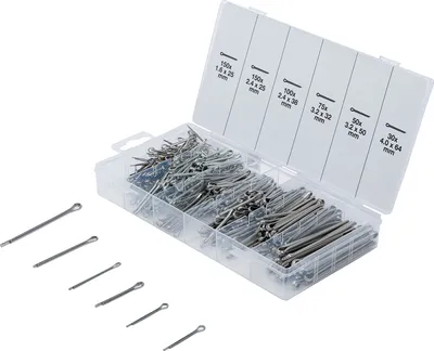 Produktbild von BGS 8048-1 Splinte-Sortiment Edelstahl Ø 1,6 - 4,0 555-tlg.