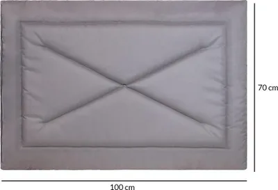Image de Domarex Tapis pour chien 70x100 Milo gris imperméable Doggy