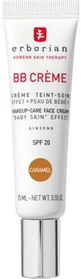 Produktbild von Erborian BB Cream, BB Cream, 15 ml, Unisex, gleicht Imperfektionen aus, Feuchtigkeitsspendend, Aufpolsterung, Weichmachend, Caramel, Beige