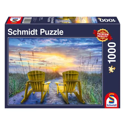 Produktbild von 1000 Teile Schmidt Spiele Puzzle Blick in den Sonnenuntergang 58310