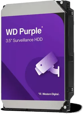 Produktbild von Western Digital Blue Purple, 8 TB, 5400 RPM, 256 MB, 3.5", Serial ATA III