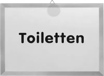 Produktbild von GRÄWE Gastroschild "Toiletten"