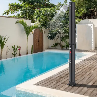 Produktbild von Solardusche 35L Gartendusche Pooldusche Außendusche Campingdusche mit runder Duschkopf