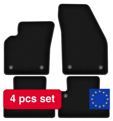 Image de Tapis de sol, protection de base, faciles à nettoyer, noirs