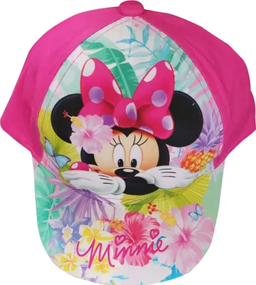 Immagine prodotto di Cappellino Disney Minnie Mouse Cappellino per bambini "Minnie" Fiori tropicali rosa, taglia 48