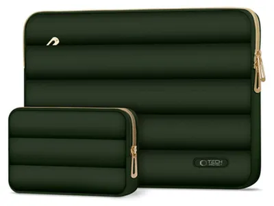 Produktbild von Tech-Protect Puffy Laptop 15-16 Armee Grün