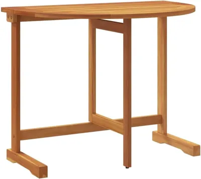 Produktbild von Klappbarer Balkontisch aus massivem Akazienholz, 90x60x72 cm