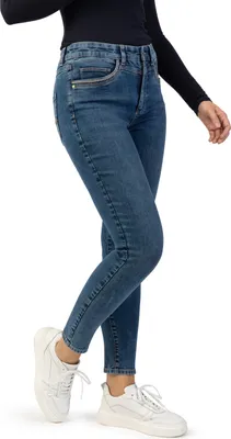 Produktbild von Stooker Women RIO FEXXI MOVE DENIM Damen 5-Pocket-Jeans Skinny Fit 40 (Länge 28) authentic blue wash